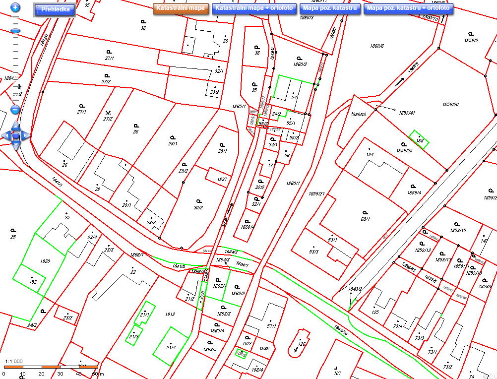 DKM Digitalizace katastrálních map DKM KMD V katastrální mapě jsou zobrazeny výsledky číselných i nečíselných měření společně, tj.