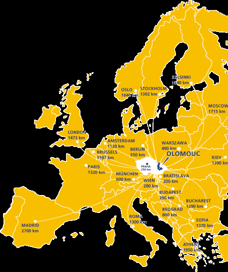 Olomoucký kraj v číslech Rozloha: 5 267 km² Počet obyvatel: 636 356 Hustota osídlení: 121 obyvatel / km 2 Počet obcí: 399 z toho měst: 30