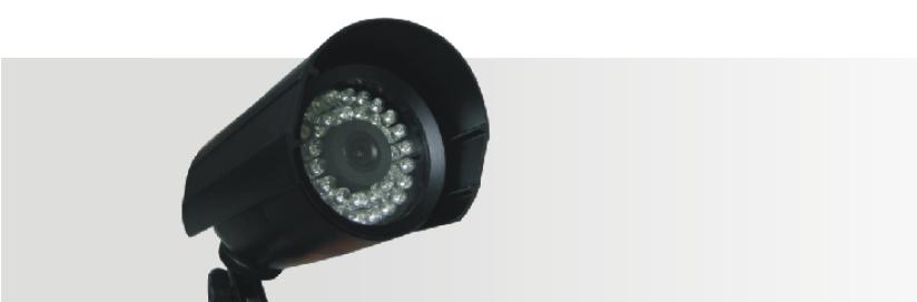 Kamera se záznamem na SD kartu Moderní design 45 IR LED diod pro noční přísvit do 50m Venkovní provedení v krytí IP65 Záznam obrazu na SD