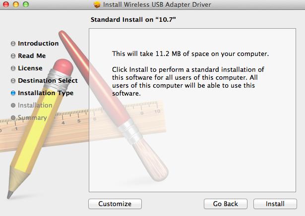 Klikněte na Install pro instalaci ovladače. 7.