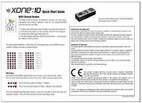 Xone:1D Midikontroler Příručka pro