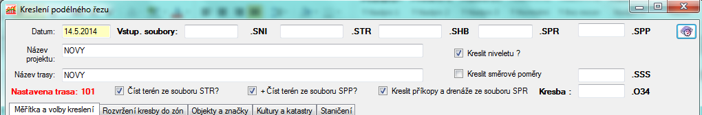 RP34 je libovolný text, který se zapisuje do záhlaví výstupních tiskových sestav a do výstupních souborů. Jména souborů Jména se nemusí zadávat.