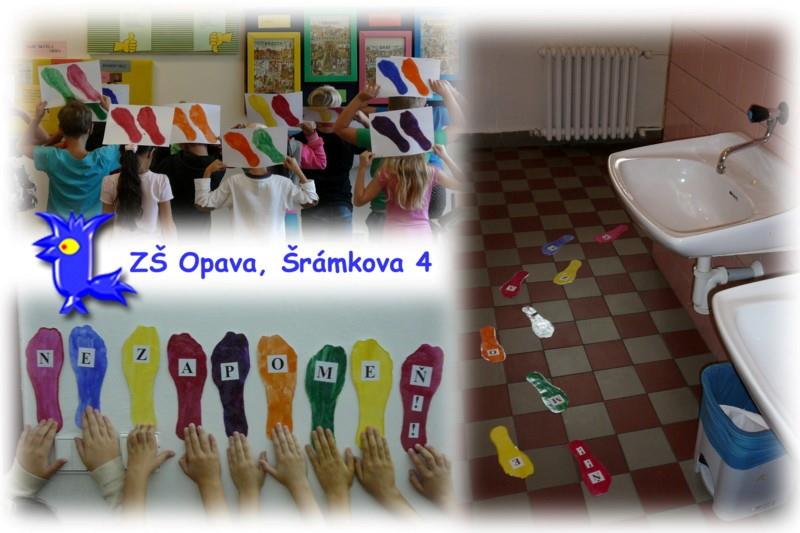 Aktivita č. 1 : Nezapomínáme na mytí rukou.