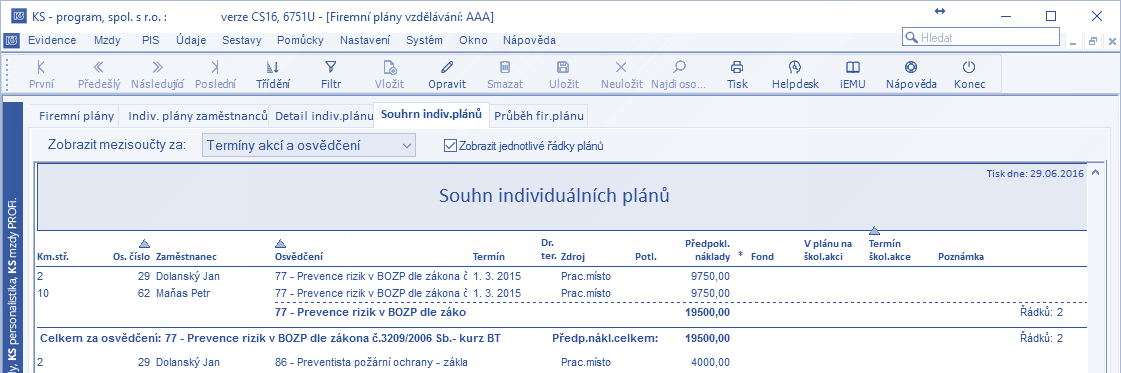 Vzdělávání zaměstnanců Zvyšování kvalifikace zaměstnanců je jednou z nejdůležitějších oblastí řízení lidských zdrojů, je proto nutné, aby byla efektivně a přesně řízena.