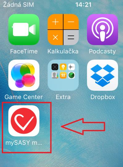 Nastavení mobilní aplikace Spusťte program - Přejděte na