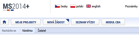 Příloha 3: Obecné vyplnění CBA a navázání na projekt v IS KP14+ Z důvodu možného výskytu technických komplikací při vyplňování žádosti a modulu CBA, uvádíme doporučený postup pro jejich vyplnění: 1.