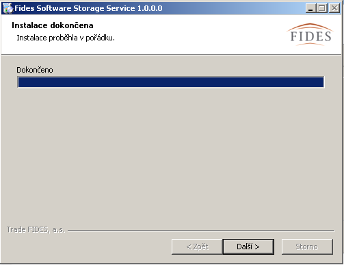 7 Fides Software Storage Client manuál správce Obr.