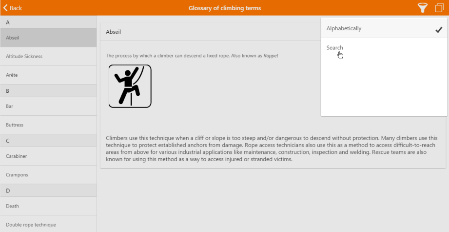 Mobile: Slovník Nově od Moodle 3.