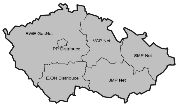 Vyhodnocení ročních spotřeb zemního plynu podle kategorií zákazníků v ČR Tabulka č. 9 Česká republika rok kategorie počet zákazníků tis.