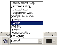 2 Vyberte nástroj Inteligentní výplň aklepněte dovnitř čtyř kroužků.