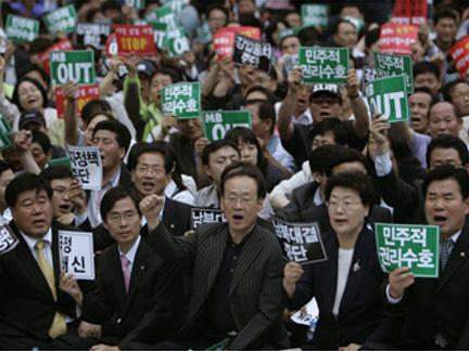 Liberální kritika MB doktríny Přerušení mezikorejských kanálů umožňujících esenciální dialog Absence