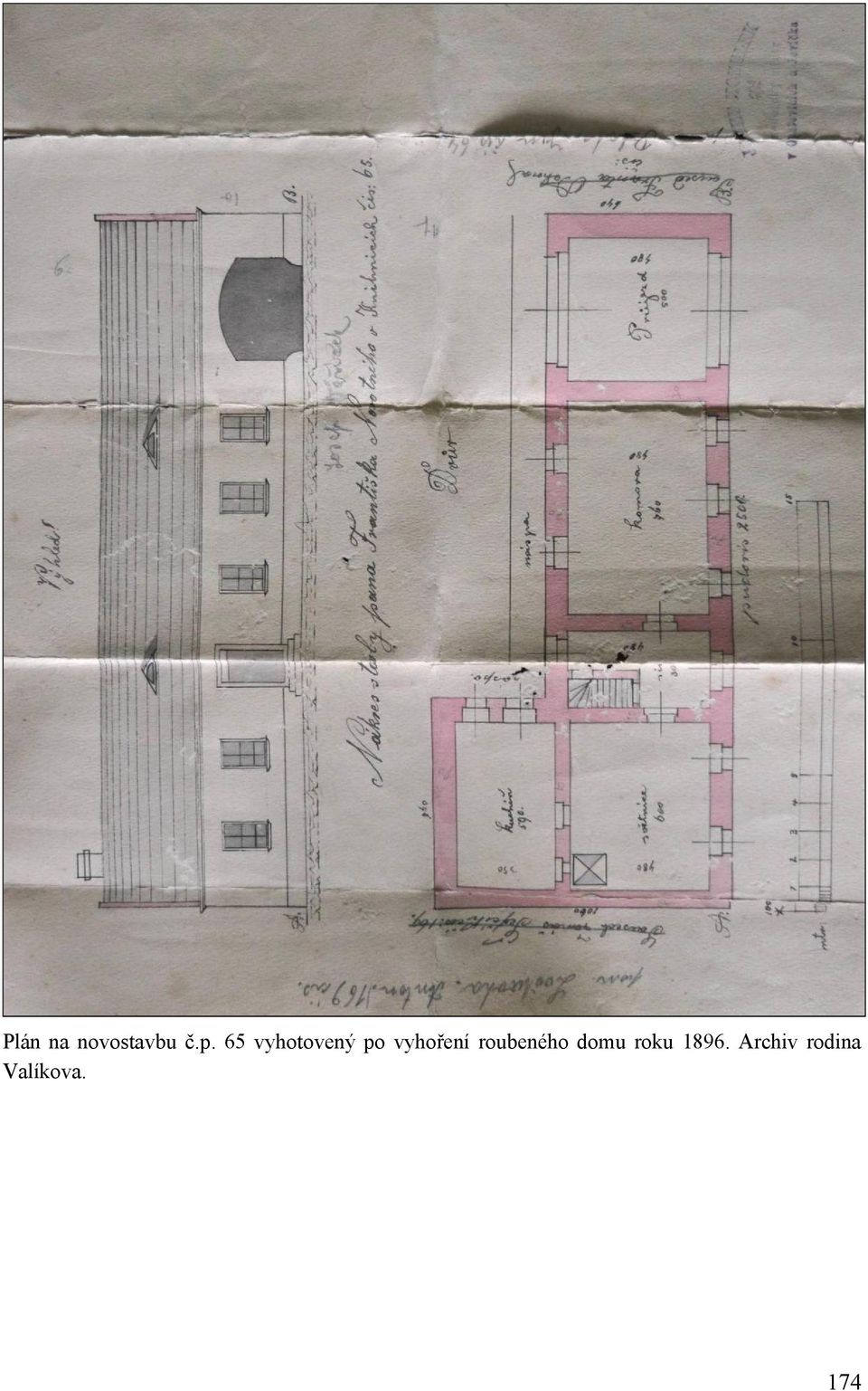 roubeného domu roku 1896.