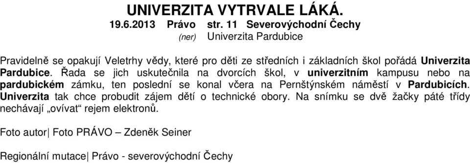 Univerzita Pardubice.