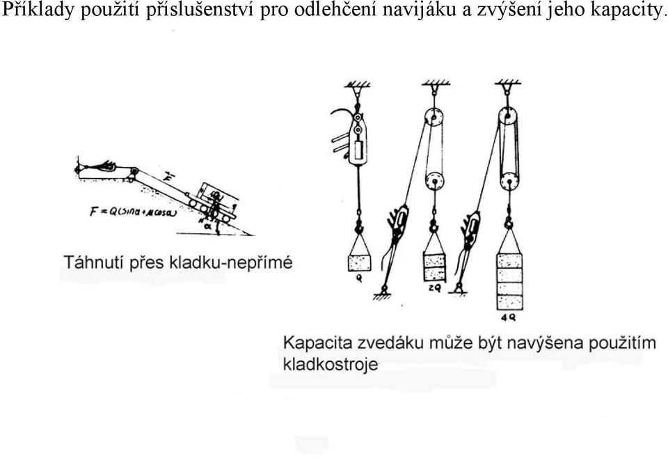 odlehčení navijáku