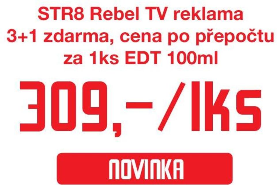 přepočtu za 1ks EDT