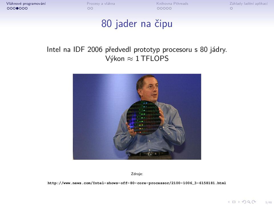 Výkon 1 TFLOPS Zdroje: http://www.news.