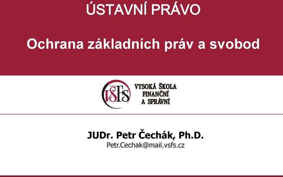 Čechák, Ph.D.