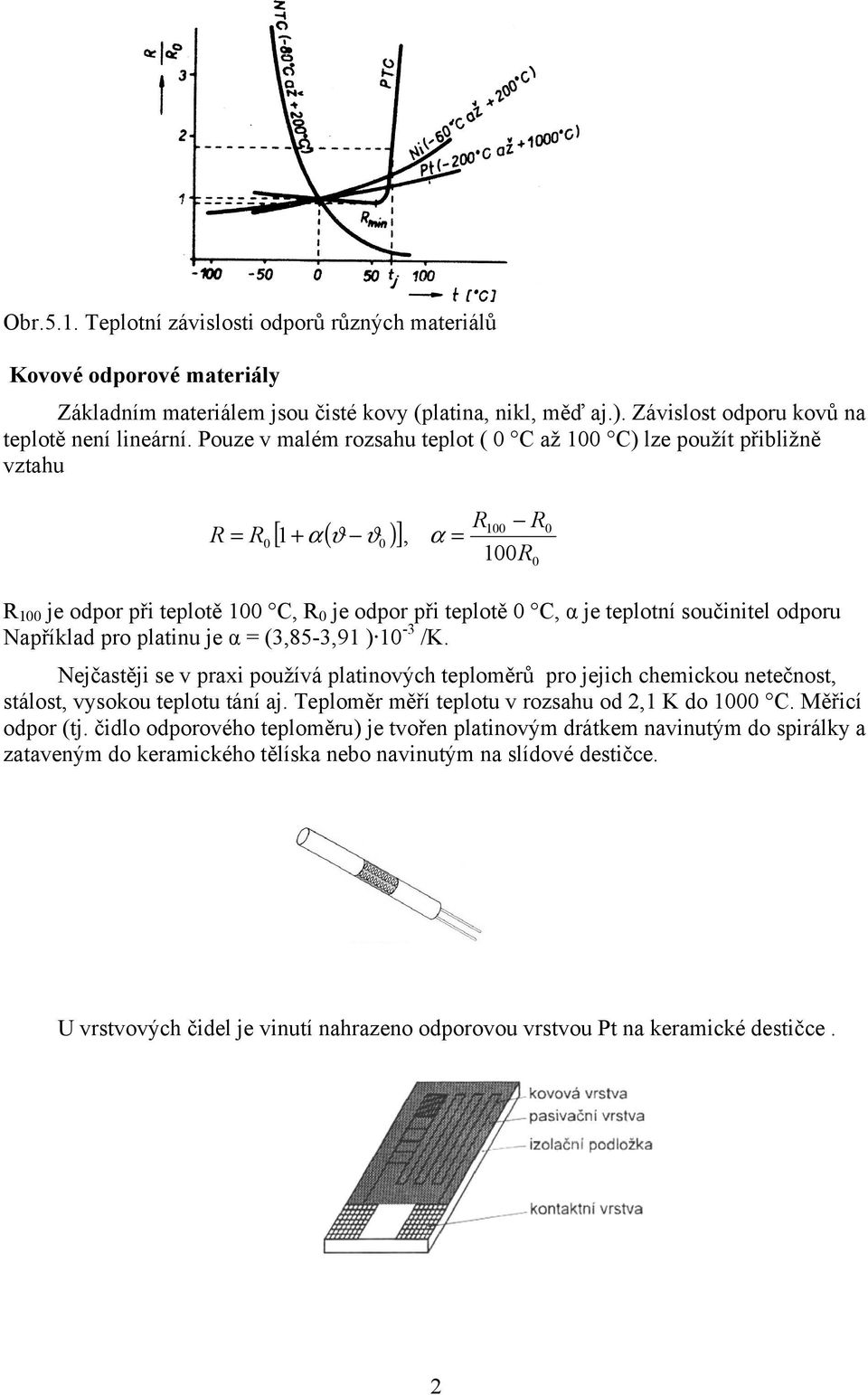 V da1ším budou popisovány pouze teploměry s převodem na elektrický signál.  - PDF Stažení zdarma