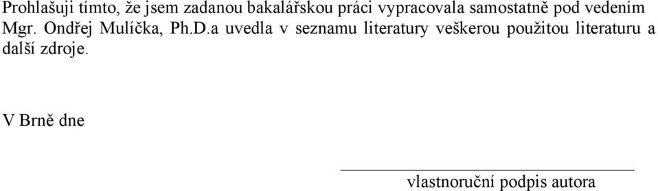 Ondřej Mulíčka, Ph.D.