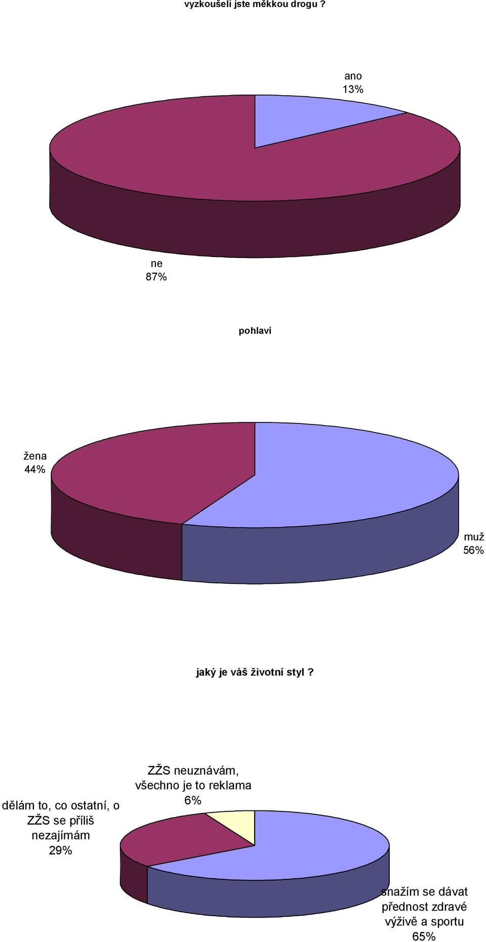 styl? dělám to, co ostatní, o ZŽS se příliš zajímám 29%