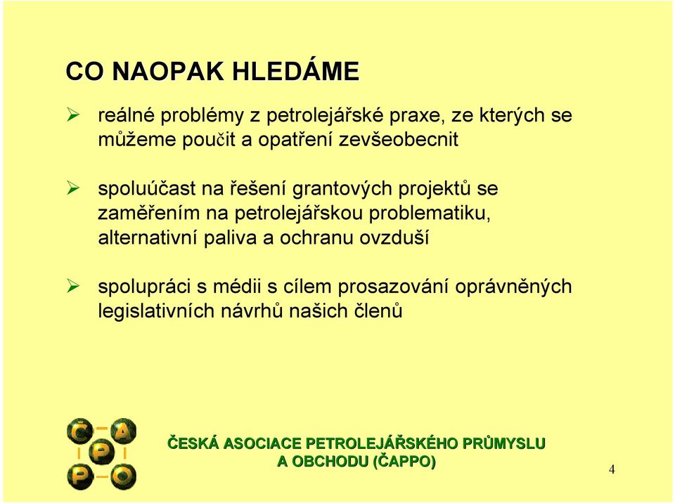 zaměřením na petrolejářskou problematiku, alternativní paliva a ochranu ovzduší