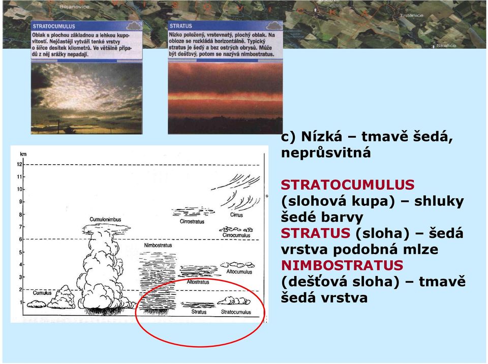 barvy STRATUS (sloha) šedá vrstva podobná