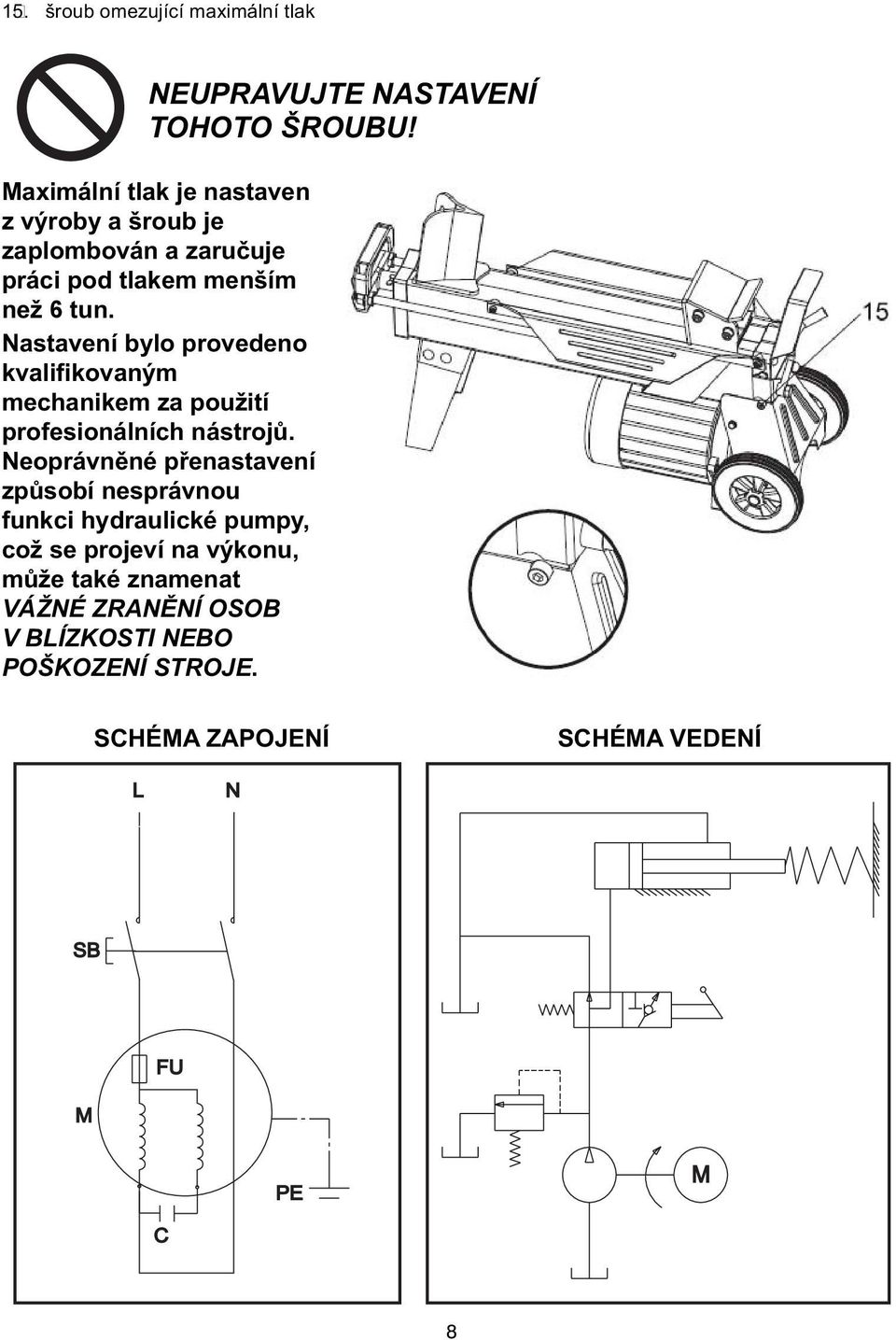 Nastavení bylo provedeno kvalifikovaným mechanikem za použití profesionálních nástrojů.