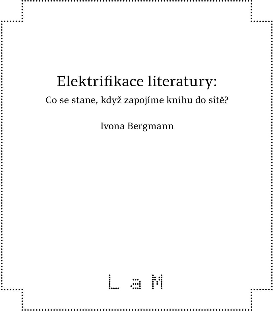 knihu do sítě?