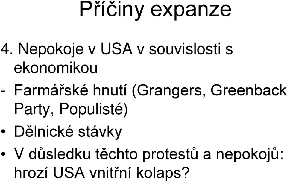 Farmářské hnutí (Grangers, Greenback Party,