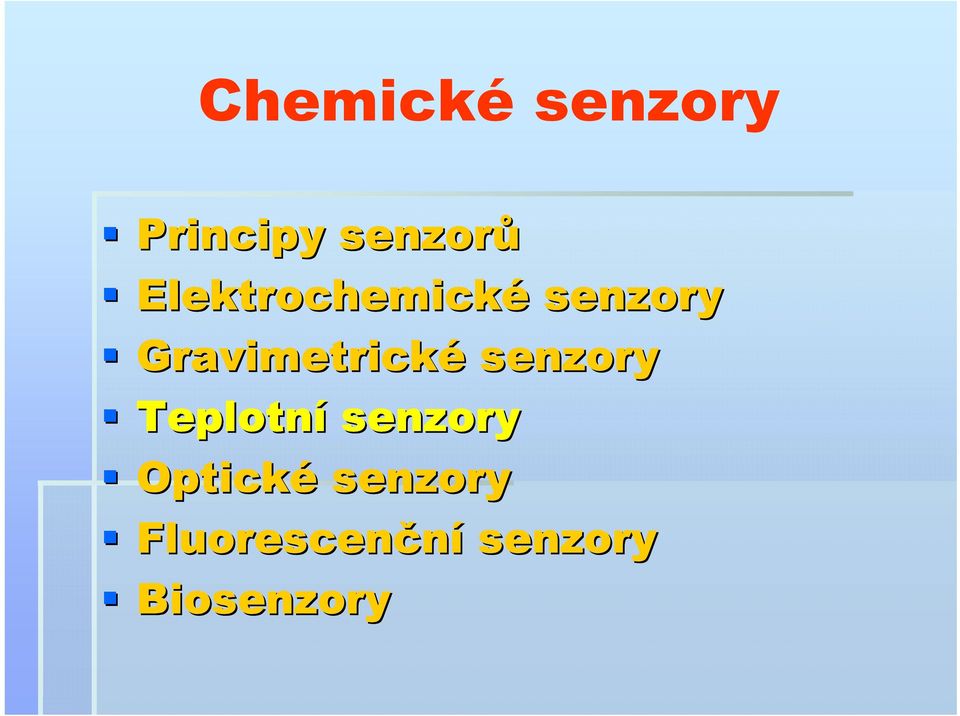 Gravimetrické senzory Teplotní