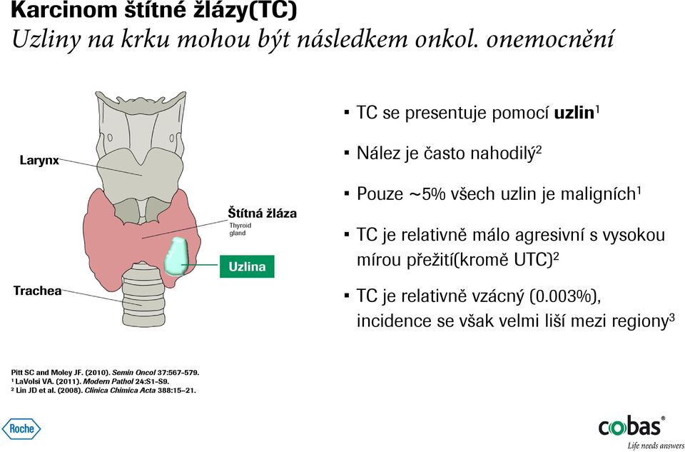 je maligních 1 TC je relativně málo agresivní s vysokou mírou přežití(kromě UTC) 2 TC je relativně vzácný (0.