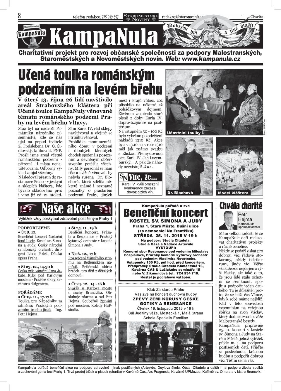 cz Učená toulka románským podzemím na levém břehu V úterý 13.
