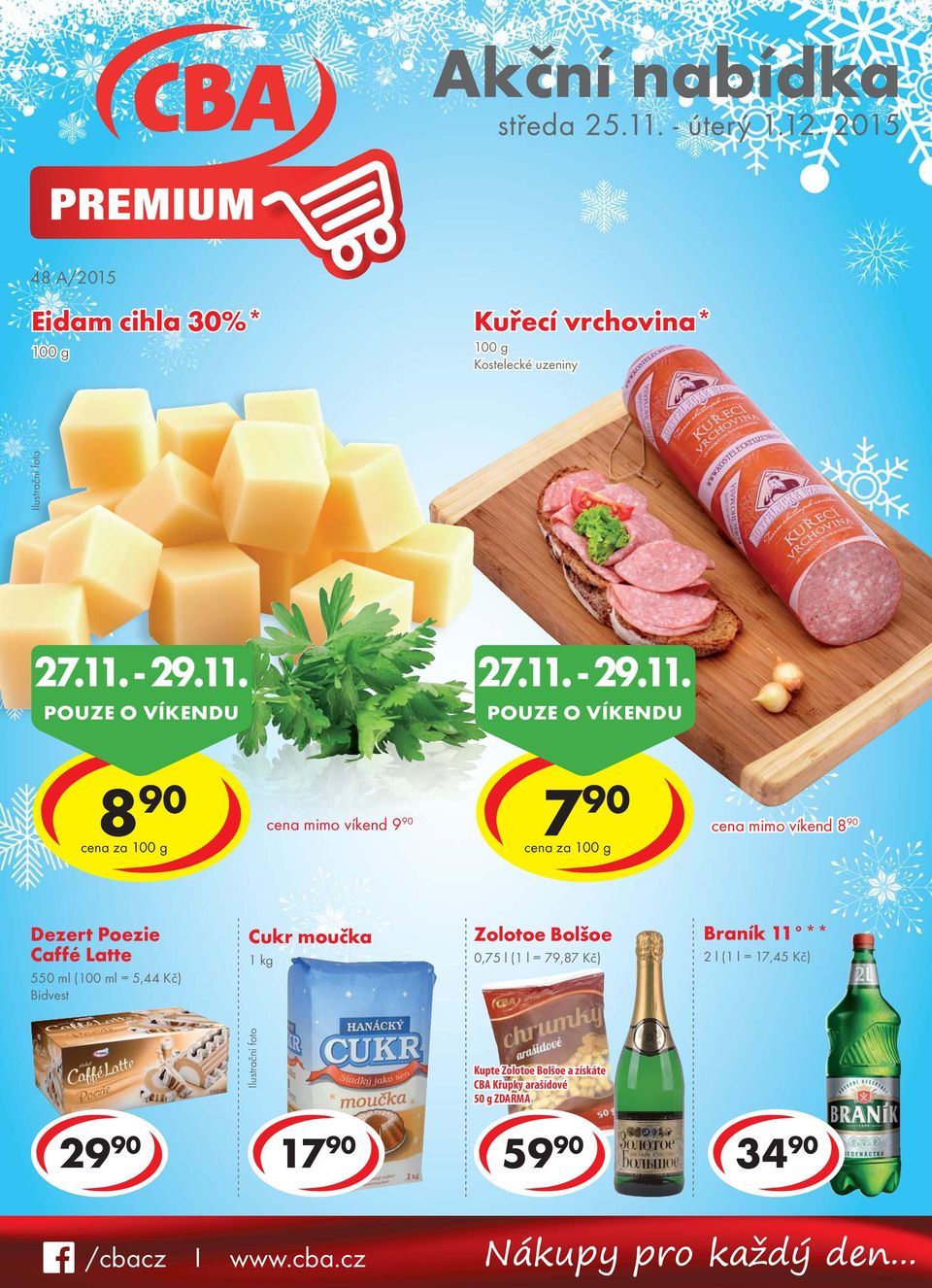 POUZE O VÍKENDU 27.11.