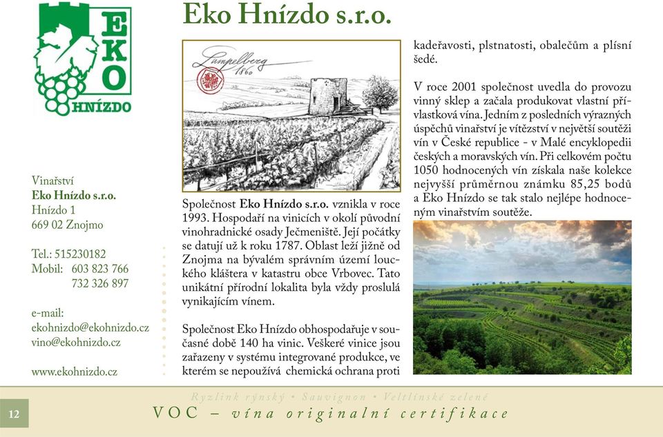Oblast leží jižně od Znojma na bývalém správním území louckého kláštera v katastru obce Vrbovec. Tato unikátní přírodní lokalita byla vždy proslulá vynikajícím vínem.