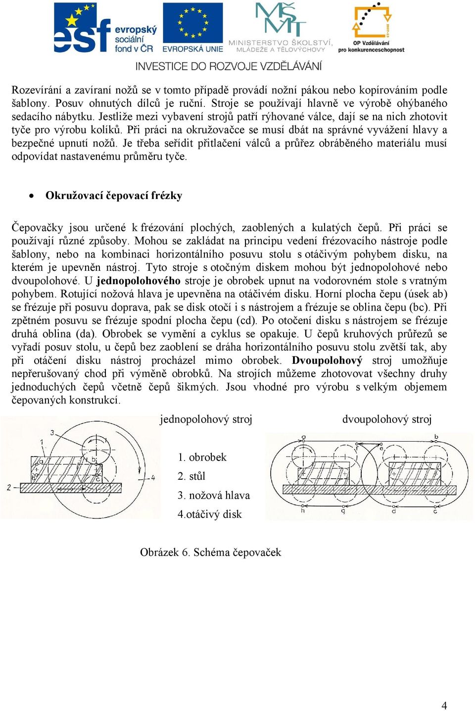 Je třeba seřídit přitlačení válců a průřez obráběného materiálu musí odpovídat nastavenému průměru tyče.