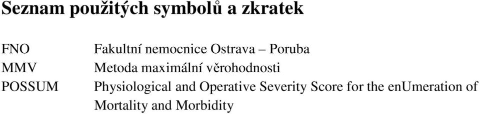 maxmální věrohodnost Physologcal and Operatve
