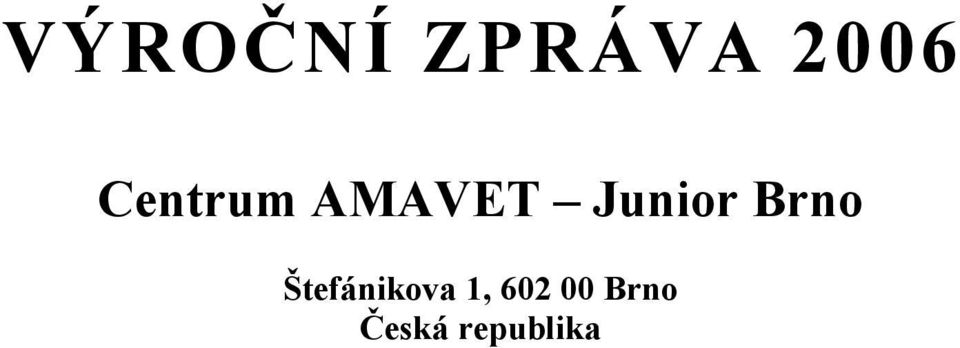 Brno Štefánikova 1,