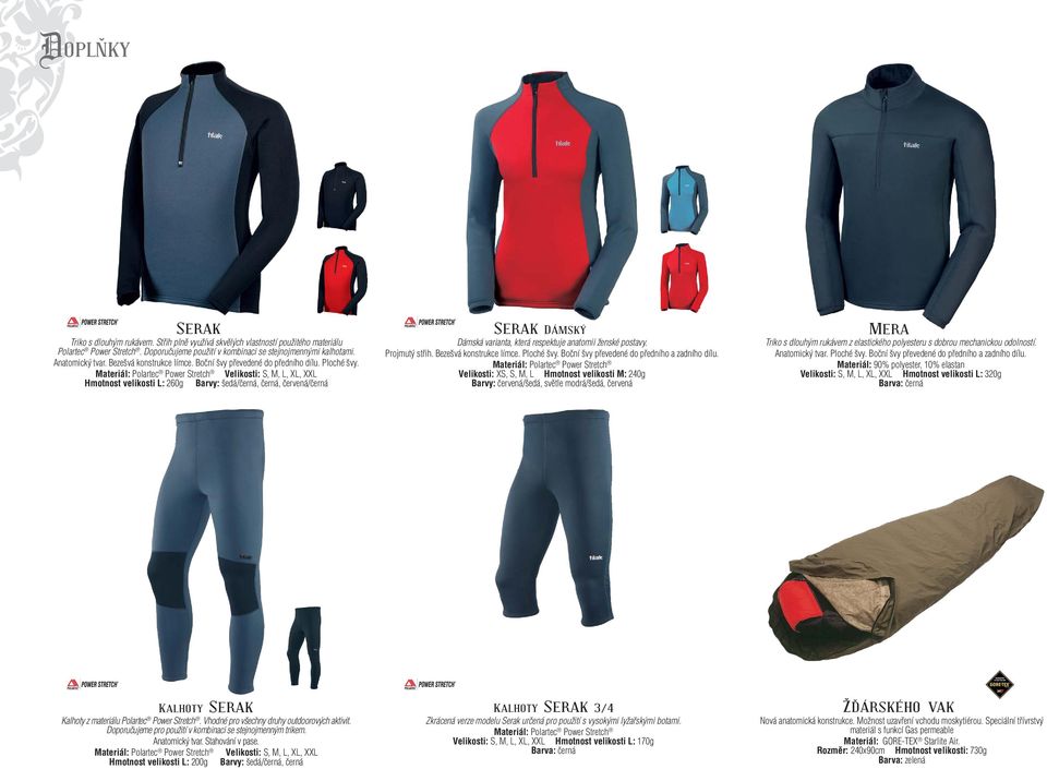 Materiál: Polartec Power Stretch Velikosti: S, M, L, XL, XXL Hmotnost velikosti L: 260g Barvy: šedá/černá, černá, červená/černá Dámská varianta, která respektuje anatomii ženské postavy.