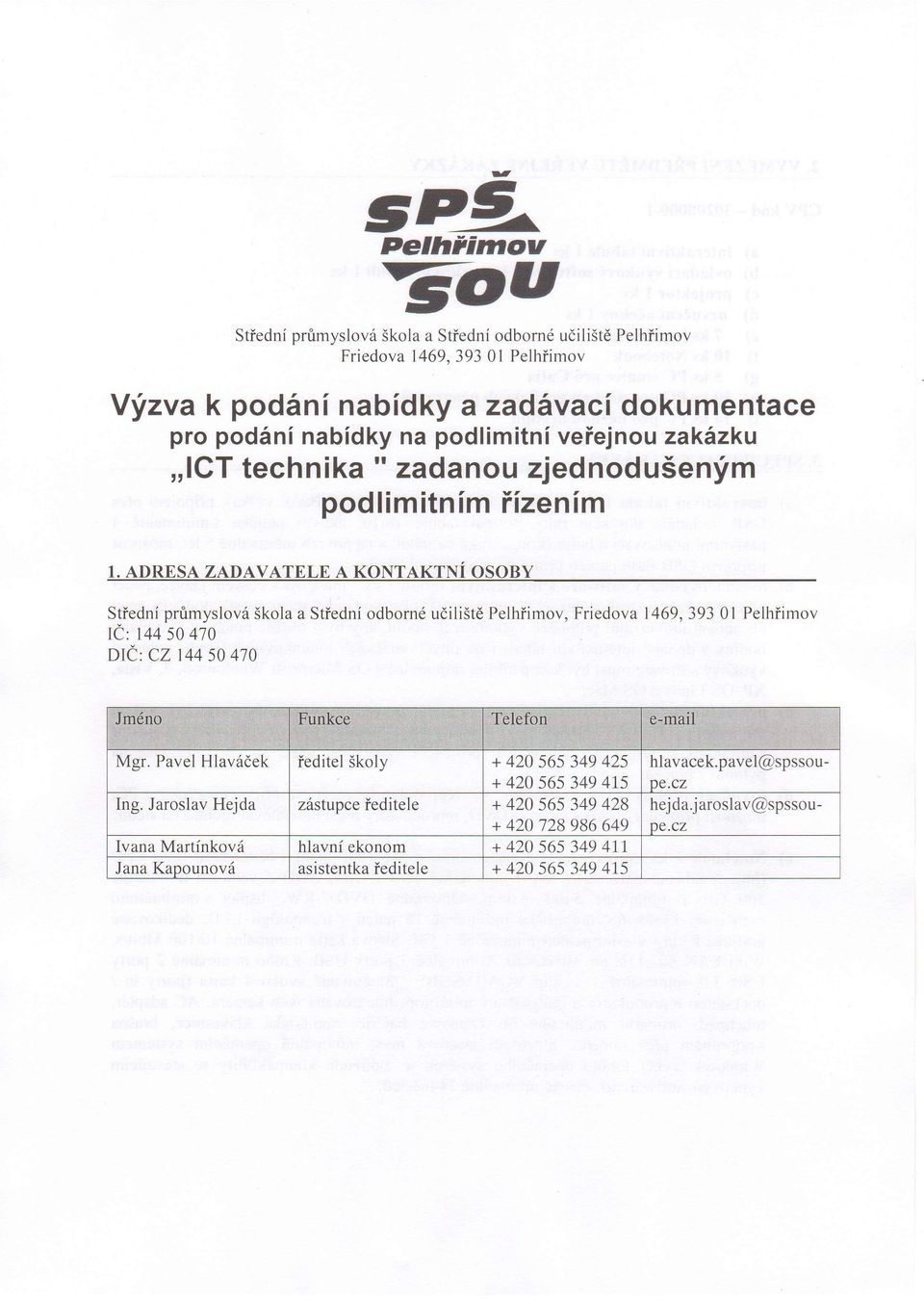 Aednodu5enim podlimitnim iizenim r.