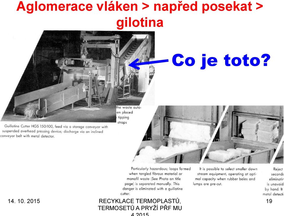napřed posekat
