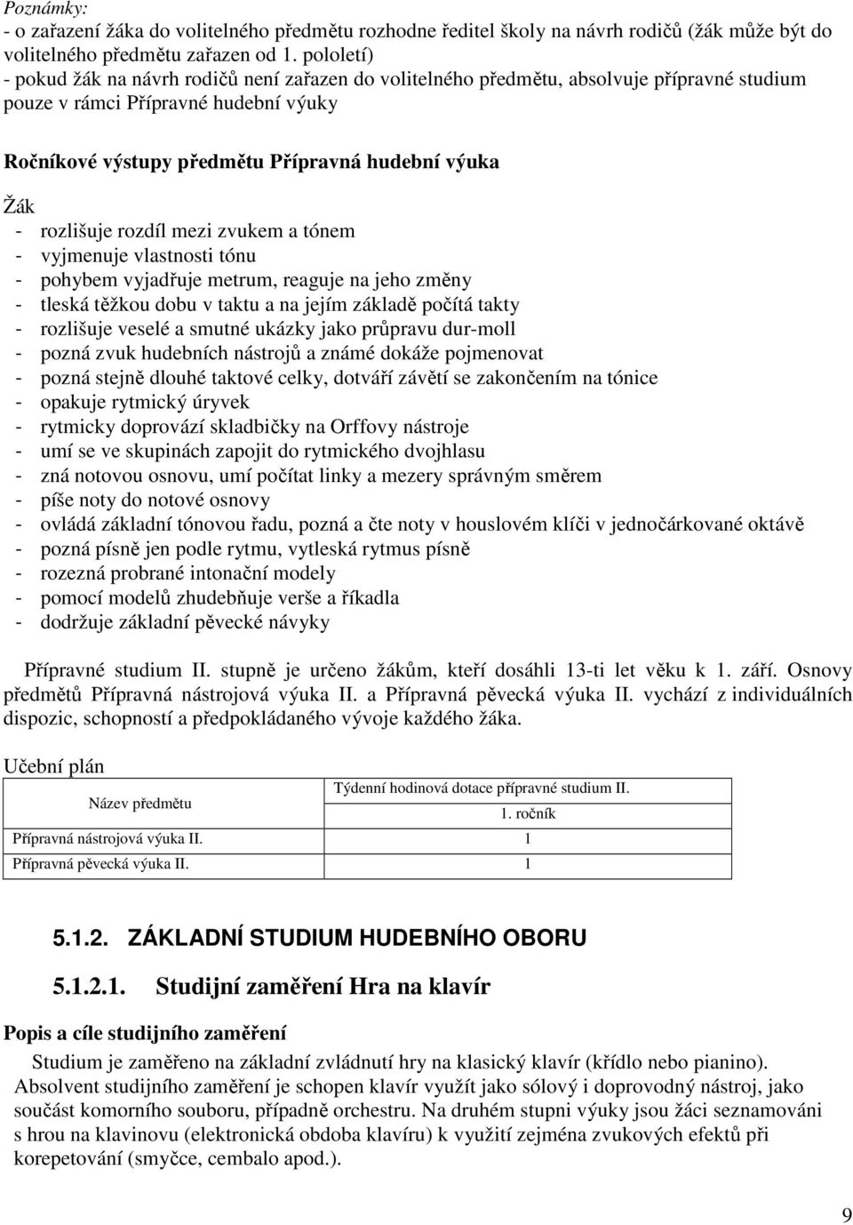rozlišuje rozdíl mezi zvukem a tónem - vyjmenuje vlastnosti tónu - pohybem vyjadřuje metrum, reaguje na jeho změny - tleská těžkou dobu v taktu a na jejím základě počítá takty - rozlišuje veselé a