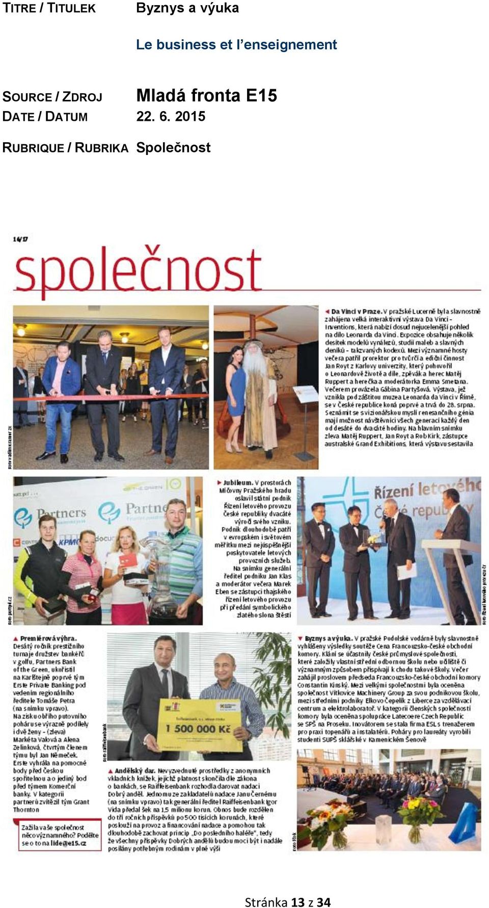 DATE / DATUM 22. 6.