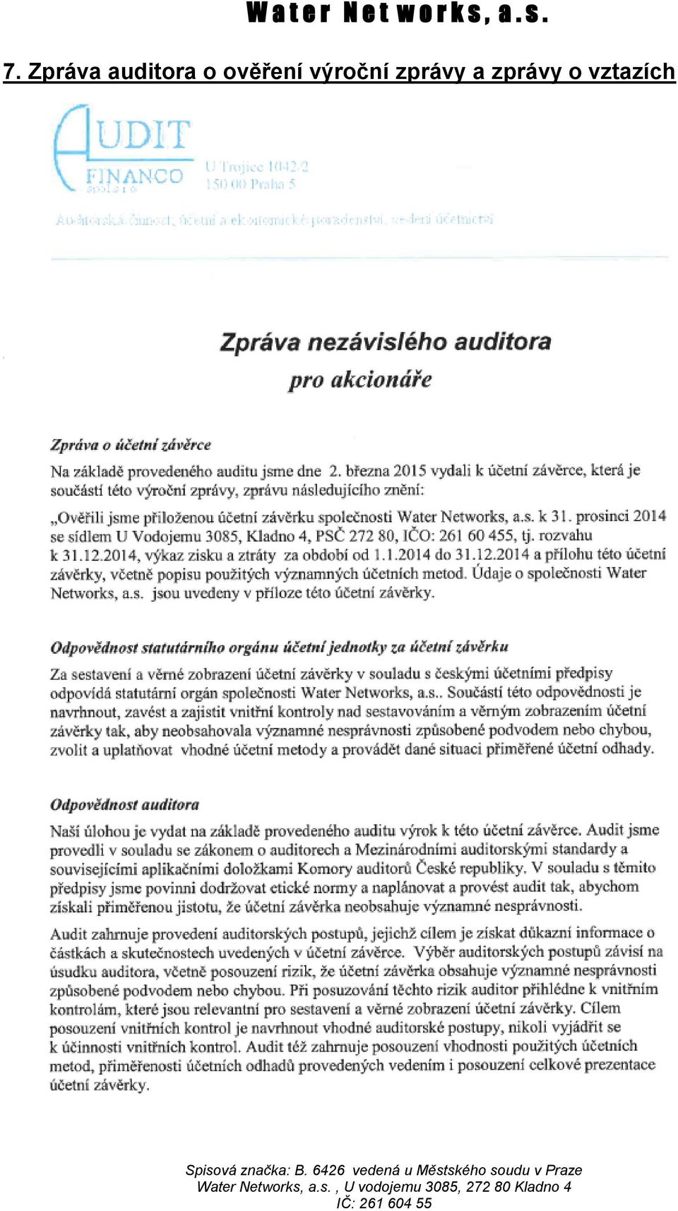 ověření výroční
