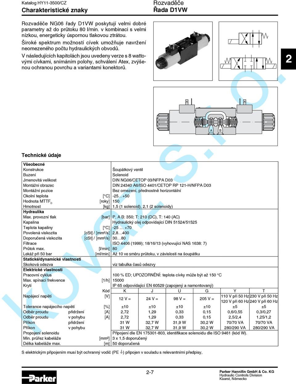 V následujících kapitolách jsou uvedeny verze s 8 wattovými cívkami, snímáním polohy, schválení Atex, zvýšenou ochranou povrchu a variantami konektorů.