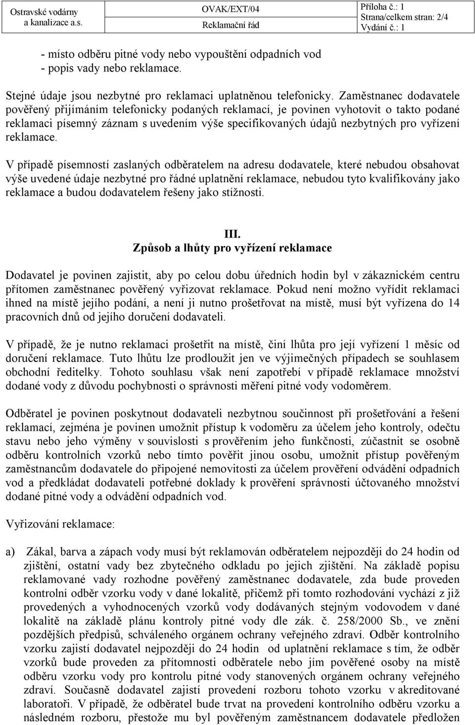 reklamace.
