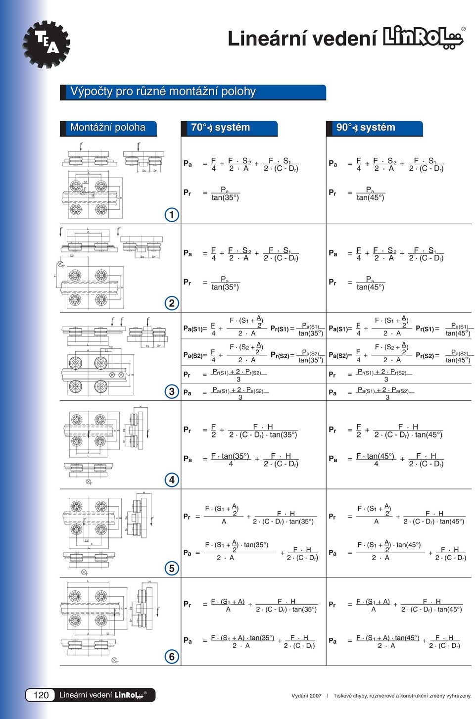 A ) P a(s1) = F + 2 4 2 A P r(s1) = P a(s1) tan(45 ) F (S2 + A ) P a(s2) = F + 2 4 2 A P r(s2) = P a(s2) tan(5 ) F (S2 + A ) P a(s2) = F + 2 4 2 A P r(s2) = P a(s2) tan(45 ) P r P a = P r(s1) + 2 P