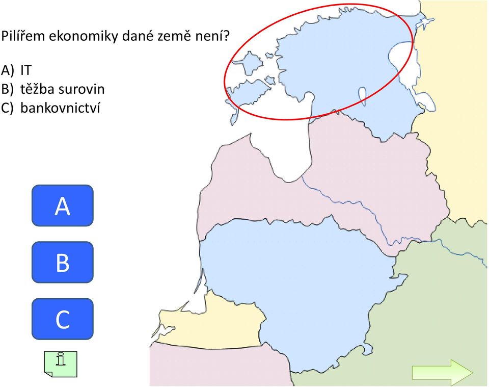 A) IT B) těžba