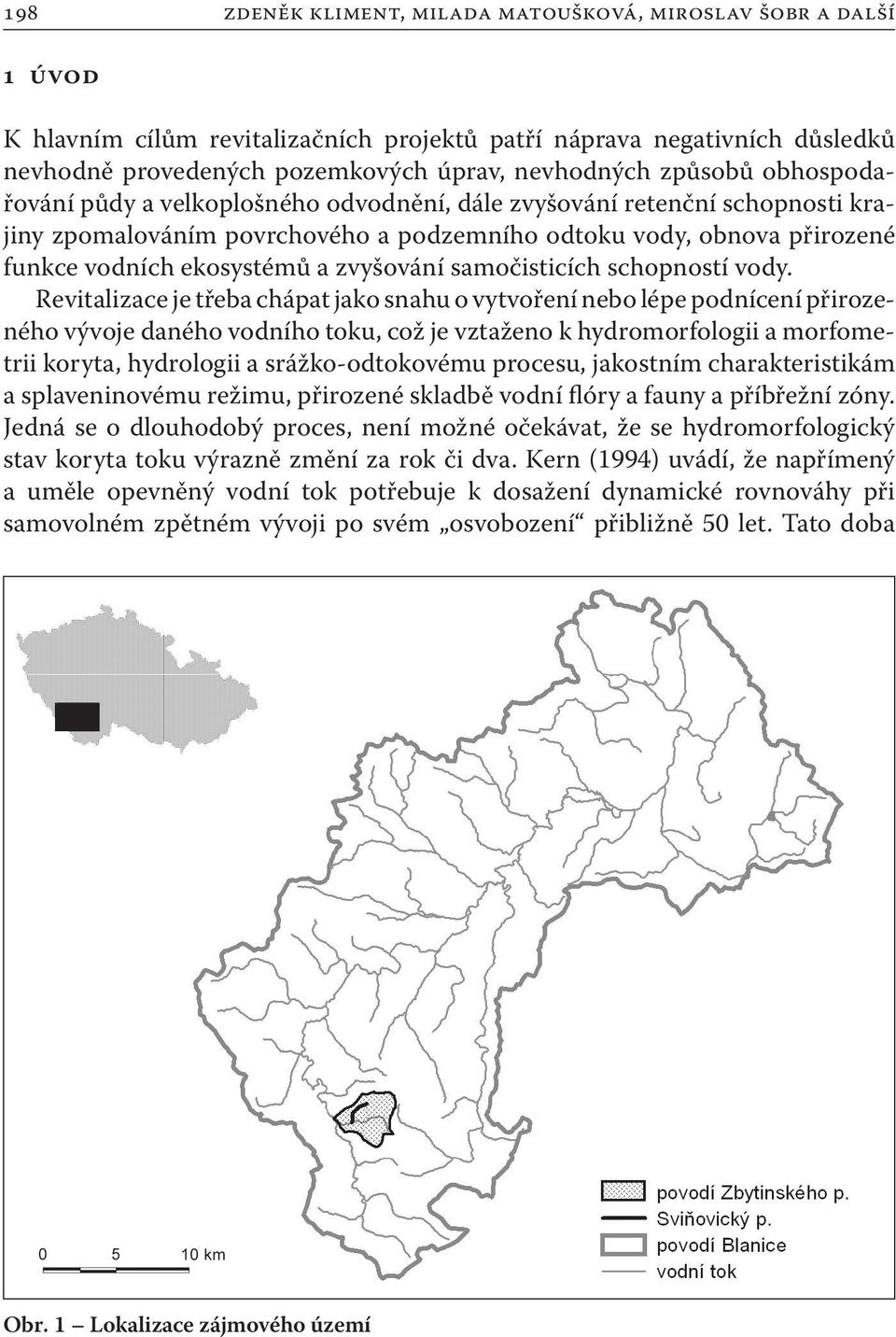 zvyšování samočisticích schopností vody.