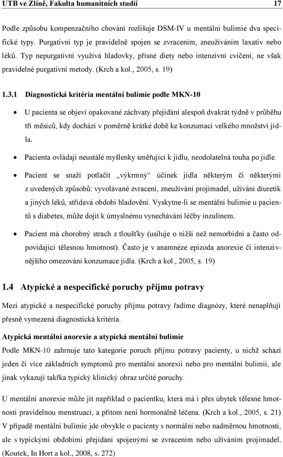 Poruchy příjmu potravy z pohledu žáků druhého stupně základní školy.  Dominika Výduchová - PDF Free Download