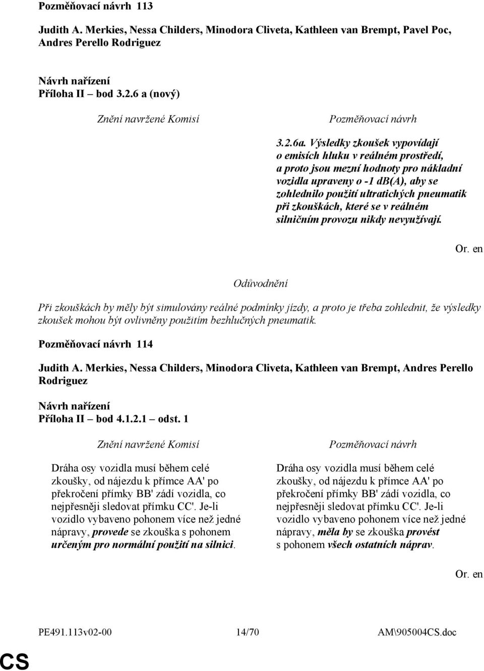 které se v reálném silničním provozu nikdy nevyužívají. Or.